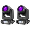 Osusuent 200W Lira LED Beam Testa Mobile Luci da Palcoscenico, RGBW Luci da Festa Focus Elettronico 14 Gobo 18 Prismi DMX512 Disco Luce Controllo del Suono per DJ Matrimonio Bar Concerto 2PCS