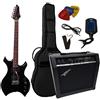 MSA: CHITARRE ELETTRICHE HEAVY METAL - CHITARRA ELETTRICA NERO - SET CON AMPLIFICATORE DA 40WATT - BORSA - PLETTRO - ACCORDATORE - TREMOLO