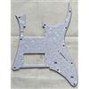 Mixiduoad Protezione Battipenna per Chitarra Ibanez RG 350 DX HH Humbucker con Piastra Antigraffio (4 Strati Perla Bianca)