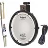 Roland PDX-8 V-tamburo Pad Meash-Head Pad per batteria elettrica 10 pollici + bacchette keepdrum