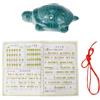 ELAYARD Ocarina 6 Fori a Forma di Tartaruga, in Porcellana Bianca, Do | Principianti, Suono Naturale e Intonazione Precisa, Cordino Incluso, Spartiti Inviati in Modo Casuale