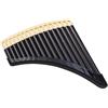 LJERFSW Pan Pipes Flauto Di Pan A 18 Canne Con Accordatura A C. Flauto Di Pan Curvo Di Livello Prestazionale Professionale Per Principianti(B,16)