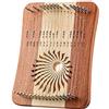 CIKSCO Arpa a lira portatile da 31 corde con chiave for accordatura, corde extra e borsa di tela, strumento musicale in legno for professionisti, pianoforte a pollice (Color : Rosewood+Maple)