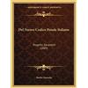 Kessinger Publishing Del Nuovo Codice Penale Italiano: Progetto Zanardelli (1889)