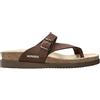Mephisto Helen Sandalo Infradito in Nabuk Dark Brown Dark Brown, 39
