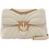 Pinko Borsa a tracolla Classic Love Bag Puff panna da donna UNI.