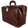 VICTOR LINE SRL Borsa Medico/Dottore Unisex In Vera Pelle 100%, Colore MARRONE - Made In Italy - Artigiani Toscani 36 X 19 X 27