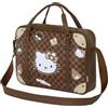 Hello Kitty Squares-Borsa Computer Laptop, Marrone, 42 x 30 cm