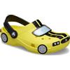 Crocs Barney Classic Clog Ostruzione per bambino Unisex, Giallo (Cyber Yellow), 4 Toddler
