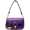 Chicca Borse Borsa Clutch Borsetta con Tracolla da Donna Borsa Elegante in Pelle (Cuoio)