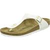 Birkenstock 1005299 Gizeh white, Birko Flor Patent INFRADITO Donna, White EU 38