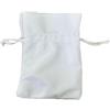 Generico 10 Sacchetti portaconfetti Porta Confetti 10x13 cm in Velluto Vari Colori (Bianco)