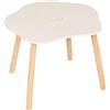 ATMOSPHERA CREATEUR D'INTERIEUR - Tavolino per bambini douceur bianco 54x42cm