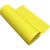 Generico 5 Fogli Gomma Eva Glitter 40x60 cm - 2 mm per Torte e Decorazioni | Schiuma Eva PROGETTI ARTISTICI Artigianali FATI da Te Carta BRICOLAGE (Giallo)