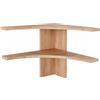 Vicco Libreria angolare da terra Roman, Rovere sabbia, 43.5 x 37 cm, adatto per soluzioni angolari salvaspazio nella zona pranzo