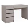 Vicco Scrivania Sherry, Cachemire, 55 x 120 cm | con cassetti, adatto come postazione di lavoro per home office o studio