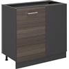 Vicco Mobile ad angolo cucina R-Line, Grigio nobile, 86 cm