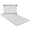 GHIOCUSCINI | Materasso Culla Neonato, Culla Pieghevole CAMPEGGIO, Materasso Bambino 100% Cotone, Fantasia BIANCO, Sfoderabile e Lavabile, 60 x 120 cm, Alto 4.5 cm, Made in Italy