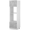 Vicco Mobile cucina microonde R-Line, Calcestruzzo, 60 cm, per la libera combinazione all'interno di sistemi cucina modulari