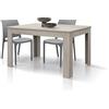 PAZZO DESIGN Tavolo Allungabile Blandine, Olmo Perla, Nobilitato Melaminico, Cucina, Sala Da Pranzo, Soggiorno, Made in Italy, 120 x 80 x 77 cm - id_1872
