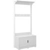 Vicco Appendiabiti Lysa, Bianco, 80 x 180 cm