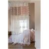 L'ATELIER 17 Tenda Camera da Letto in Pizzo e Tulle, Collezione Andromeda, Shabby Chic 140x290 cm 5 Varianti (1pz) Avorio
