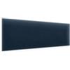 murando - Testiera Letto Imbottita - Rettangolo Velluto Qualità - Antimacchia - 30x90 cm 1 Pezzo - Pannelli Decorativi per Pareti - Cuscini Testata Letto - Pannelli Imbottiti per Cameretta - Blu Navy