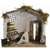 PRGN Bottega PESCIVENDOLO 20X14X18CM Accessori per PRESEPE