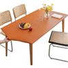 Mateju Tovaglia Rettangolare, Tovaglia con Bordo Elastico Tovaglie Protezione Tavolo, Copri Tavolo per Occasioni Natale da Tavola Giardino Esterno PVC Impermeabile (80x120cm,Arancione)