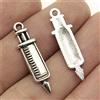 DLM Bomboniere DLM-29030 (Kit 24 Pezzi) Ciondolo Ciondoli Charm Charms Siringa per Laurea Medicina Infermieristica Confettata Fai da Te bomboniera