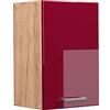 Vicco Pensile da cucina R-Line, Rosso lucido, 40 cm, per la libera combinazione all'interno di sistemi cucina modulari
