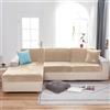 ZCXRYFL Copri Cuscino Schienale Cuscini Seduta Divano Velluto 3 4 2 1 Posti Federa Cuscini Per Sedile Divano Elasticizzati, Federe Protezione Divano Angolare(2 Seater Cover L: 100-125cm- W: 50-65cm,C)