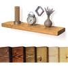 Chill House Mensola Galleggiante Rustica 30cm x 3.5cm, Rovere Scuro, 50cm