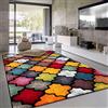 Paco Home Tappeto Salotto Moderno Pelo Corto Moderno Motivo Geometrico 3D, Dimensione:60x110 cm, Colore:Multicolore 4