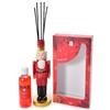 Magie di Natale Diffusore di Essenza schiaccianoci con bacchetti in Cotone profumatore per Ambienti 250 ml (Melograno)