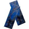 JuanNest 2 Manici Manico in Resina per Coltello, Materiale in Maglia di Rame, Strumenti Fai da Te per Coltelli Personalizzati, Ceppi Portacoltelli Vuoti, Fai da Te per Manico di Coltello A,12×4×0.8cm