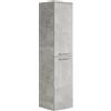 Badplaats B.V. Mobiletto del bagno Saturnus 130 cm Grigio Cemento - Mobiletto armadietto per il bagno armadio mobili Cabinet laterale