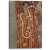 Printed Paintings Stampa su Tela (40x60cm): Gustav Klimt - Hygeia