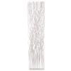 DESIGN DELIGHTS Bello PARAVENT Wave | Legno di salice, 170x40cm (HxP) | Schermo Fatto di Rami di salice, divisorio per Ambienti, Parete divisoria, Muro divisorio | Colore: Bianco