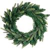 BIZZOTTO Corona di Natale con Rami di Pino Verde, Ghirlanda Natalizia Ornamenti Porta di Casa, Falcade 60 cm