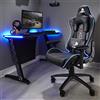 X Rocker Amarok Playstation - Sedia da gaming, ergonomica, da ufficio, con braccioli 3D e illuminazione a LED, girevole e regolabile in altezza fino a 120 kg