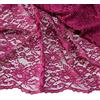 Russo Tessuti Tessuto Abbigliamento Vestiti Donna Merletto Macrame' Pizzo Balzato a Metraggio-Vinaccia