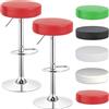 Beltom® 2 SGABELLI da Bar E Cucina con PENISOLA Regolabili in Altezza Sedia Girevole per PIZZERIE Pub RISTORANTI Hotel Soggiorno Ufficio - Modello Star - X2-Rosso