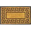 Jute & Co. Zerbino resistente antiscivolo in cocco e gomma con greca decorativa 45x75