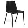 Next Day Office Chairs Sedia da ufficio per il giorno successivo Polly impilabile in polipropilene nero