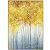 MWMG Dipinti Olio Su Tela Astratti,Stile Creativo Albero Della Fortuna Lamina D'Oro Texture Grande Pittura A Olio Arte Astratta Moderna Opera D'Arte Su Tela Dipinti Di Arte Della Parete Soggiorno Camera