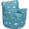 Ready Steady Bed Poltrona per bambini per i più piccoli | Comodi mobili per bambini | Sedia a sacco morbida per la stanza dei giochi | Beanbag a forma ergonomica (Rex)