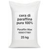 Naturii Cera per Candele di Alta qualità in Pastiglie di Paraffina Pura 100% saco da 25 kg