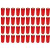 Beste Choice Migliore Choice Premium Composizione Luce tombale n. 7 Rossa, Candele per cimitero, Lanterna per Tomba e Candele a Lunga Durata, Rot, 40