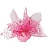 Ingrosso e Risparmio 25PZ Sacchettino Bomboniera in Rete con Velo in Organza e Tiranti Colori Assortiti Eventi Comunione Cresima Matrimonio Nascita Fai da Te (Fucsia)